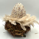 Lade das Bild in den Galerie-Viewer, Osterset „Ei im Nest “ - beige

