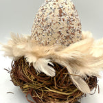 Lade das Bild in den Galerie-Viewer, Osterset „Ei im Nest “ - beige
