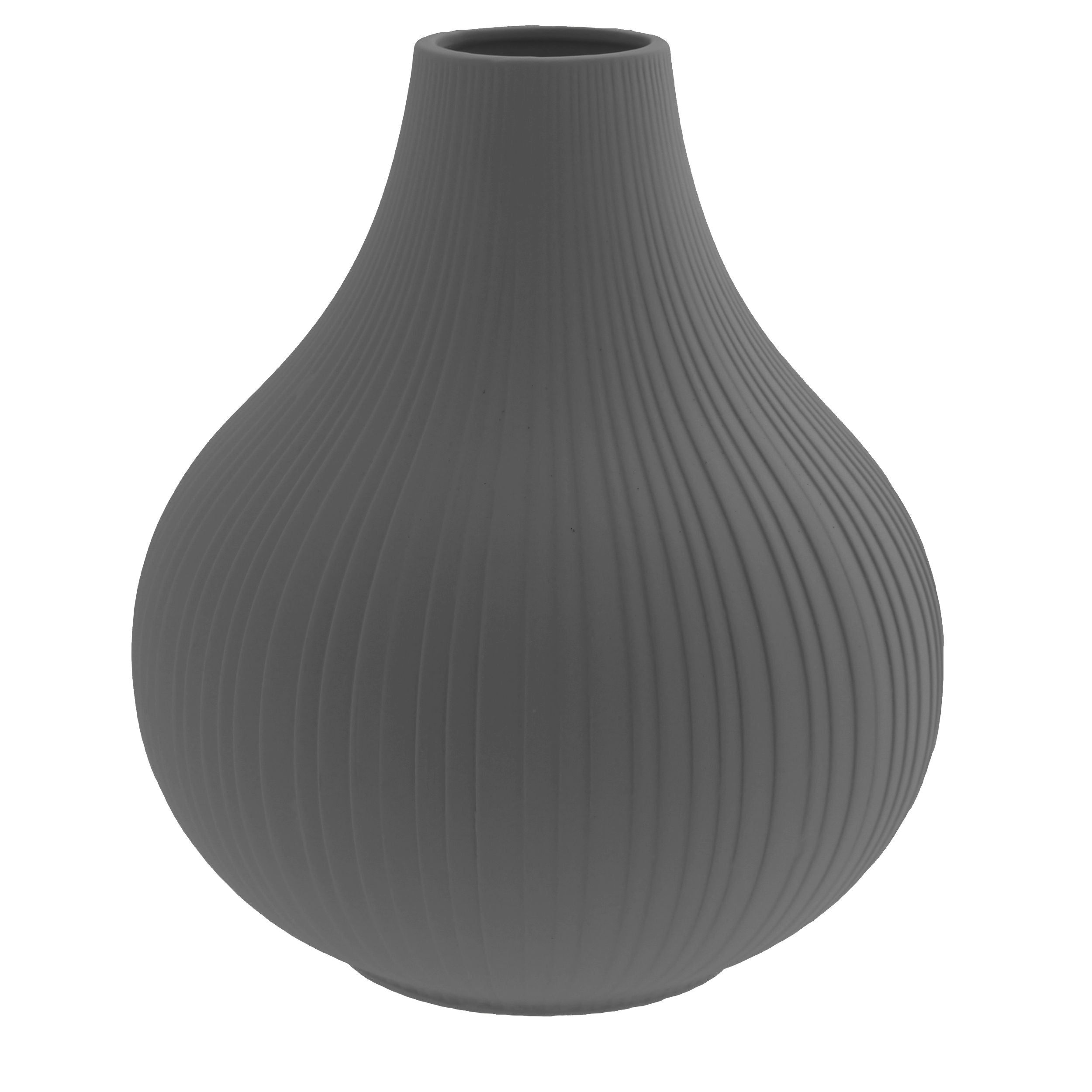 Vase "Ekenäs" XL - dunkelgrau
