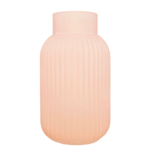 Vase "Meran"  - groß - rosa matt