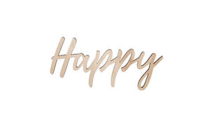 Schriftzug "Happy"
