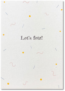 Postkarte - Let‘s fetz