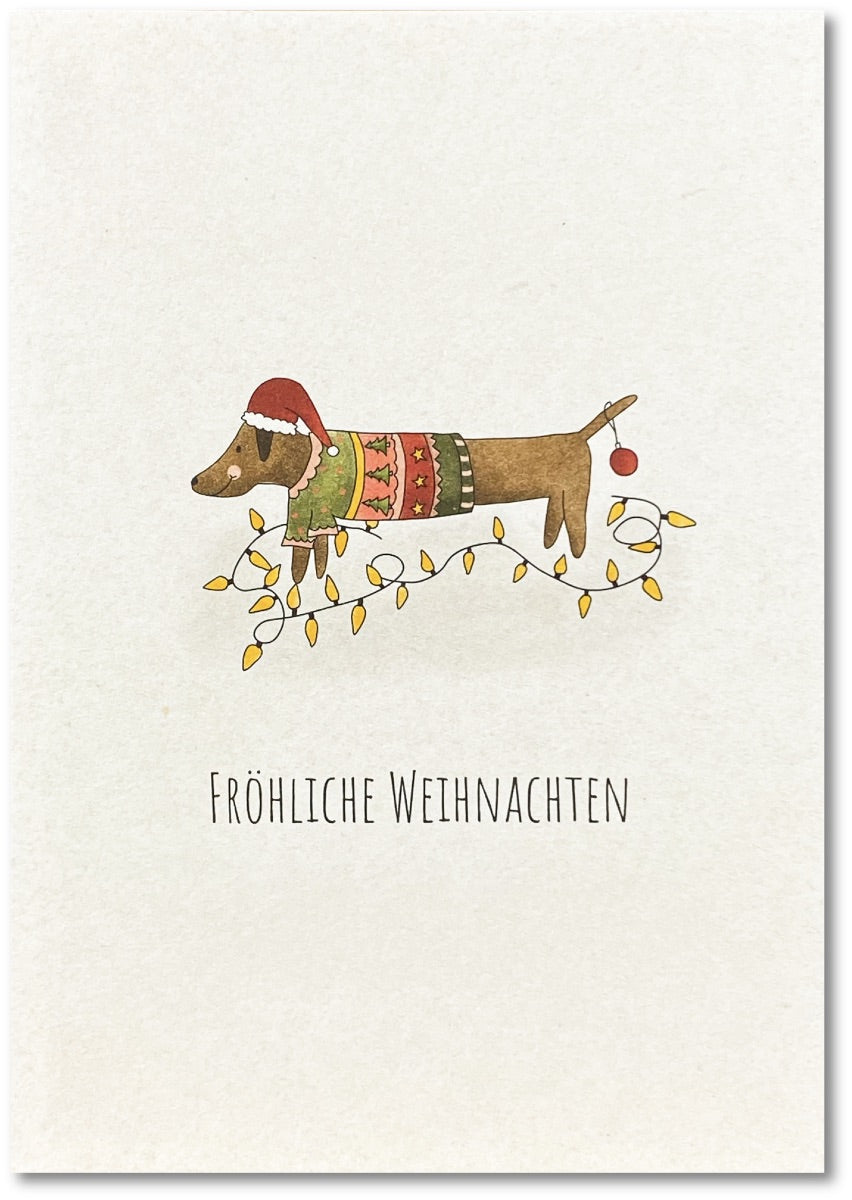 Postkarte -Fröhliche Weihnachten